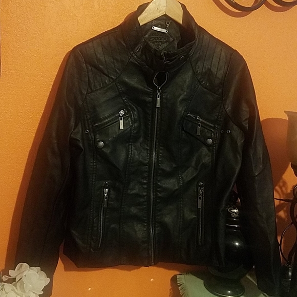 Jou Jou Jackets & Blazers - Jou jou faux leather jacket
